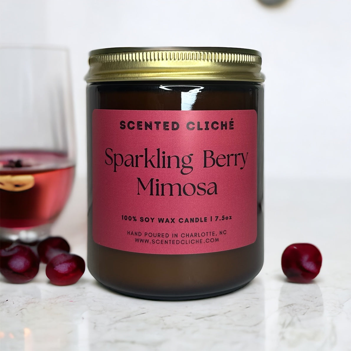 Sparkling Berry Mimosa Candle